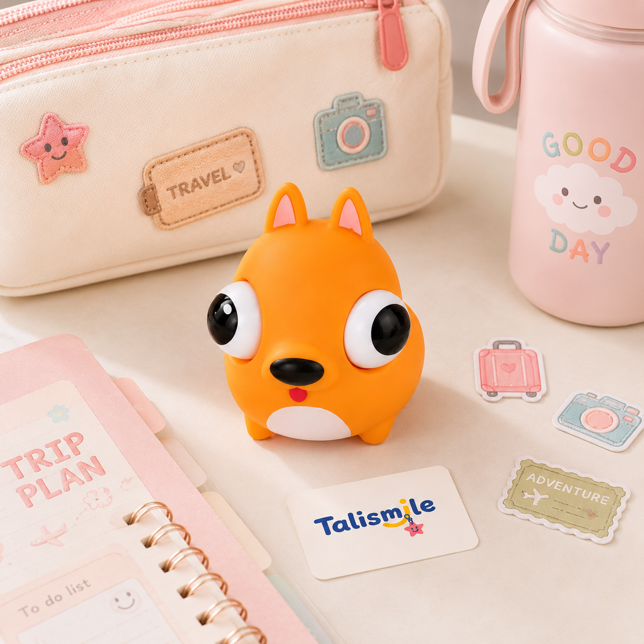 Funny Pop-Eye Animal Squeeze – Soft Stress Relief Fidget Toy