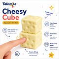 Satisfying Cheese Cube Squishy – Soft Slow-Rise Stress Relief Toy