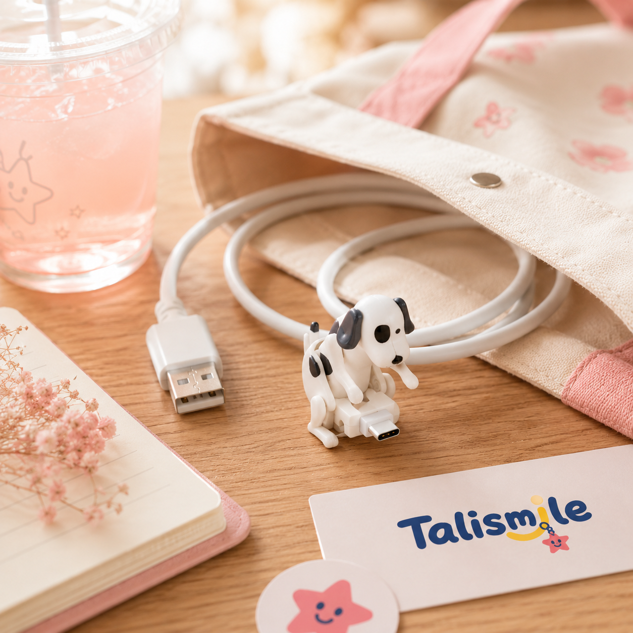 Silly Puppy Charging Cable – Moving Dog Phone Charger Accessory
